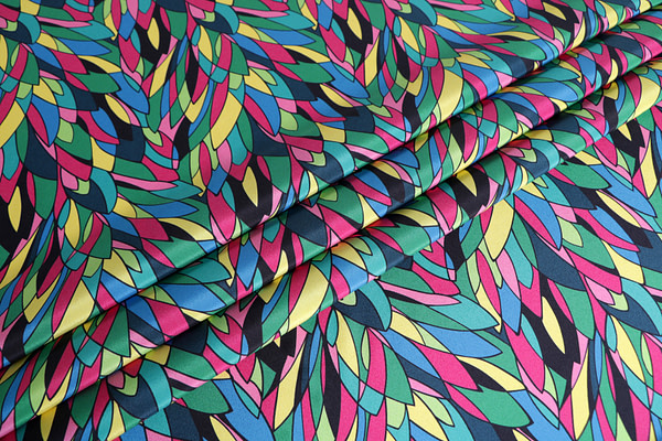 Abstract Print Apparel Fabric ST000803