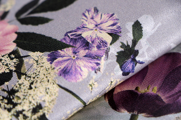 Flowers Print Apparel Fabric ST000811