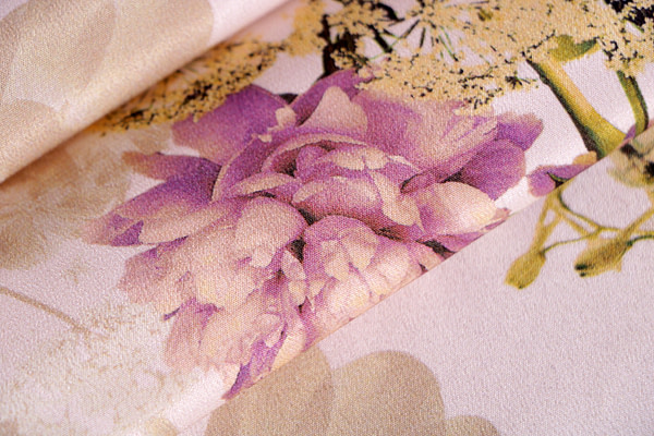 Flowers Print Apparel Fabric ST000813