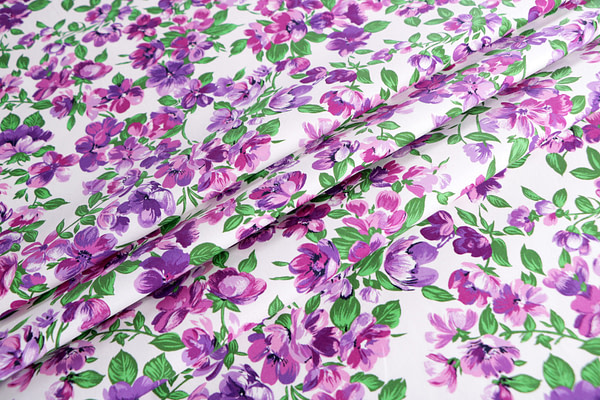 Flowers Print Apparel Fabric ST000829