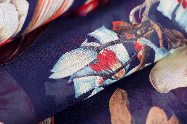Flowers Print Apparel Fabric ST000843