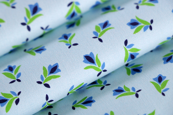 Flowers Print Apparel Fabric ST000847