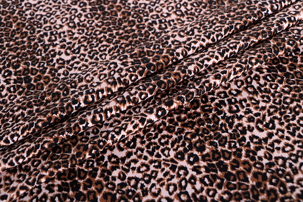 Tessuto Lycra Micro Leopardo ST000865 per Abbigliamento