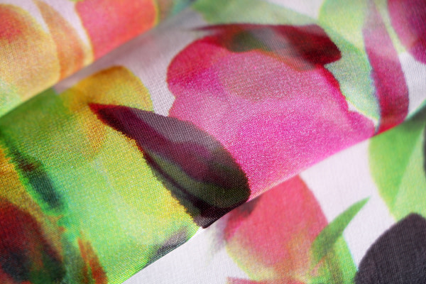 Flowers Print Apparel Fabric ST000880