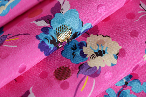 Flowers Print Apparel Fabric ST000889