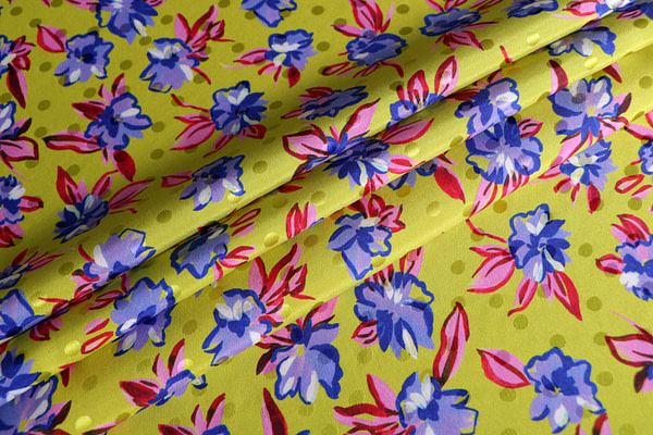 Tissu Couture Fleurs Imprimé ST000894