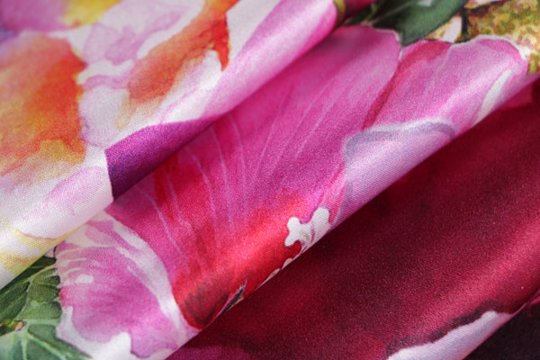 Flowers Print Apparel Fabric ST000908
