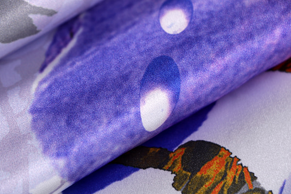 Abstract Print Apparel Fabric ST000911