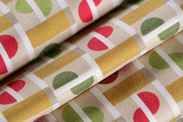 Geometric Print Apparel Fabric ST000934