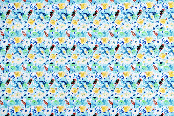 Tissu Couture Fleurs Imprimé ST000936