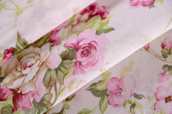 Flowers Print Apparel Fabric ST000939