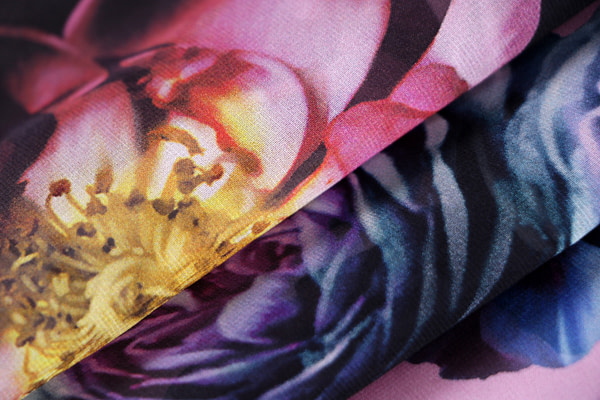 Flowers Print Apparel Fabric ST000941