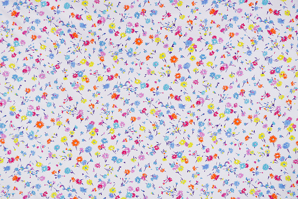 Flowers Print Apparel Fabric ST000944