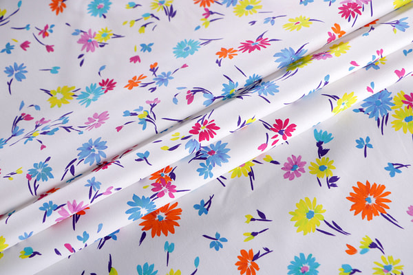 Flowers Print Apparel Fabric ST000944