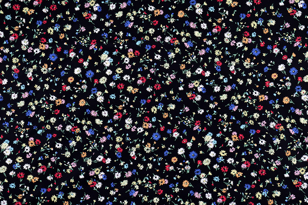 Flowers Print Apparel Fabric ST000945