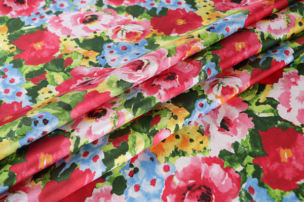 Tissu Couture Fleurs Imprimé ST000955