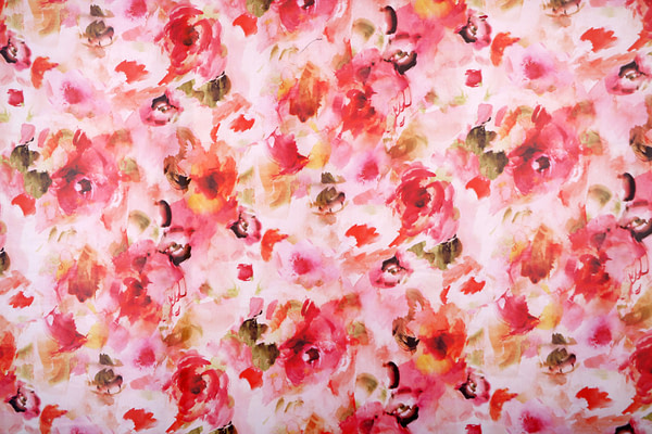 Tissu Couture Fleurs Imprimé ST000959