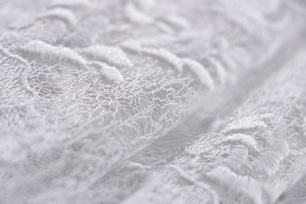 Bianco Cotone, Poliestere Apparel Fabric