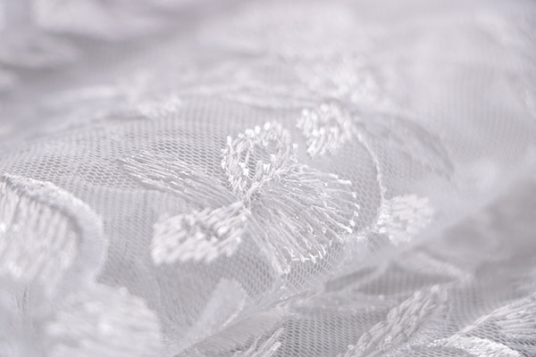Flowers Laces-Embroidery Apparel Fabric TC001121