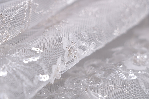 Flowers Laces-Embroidery Apparel Fabric TC001122