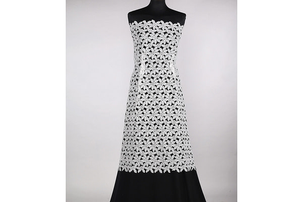 Flowers Laces-Embroidery Apparel Fabric TC001129
