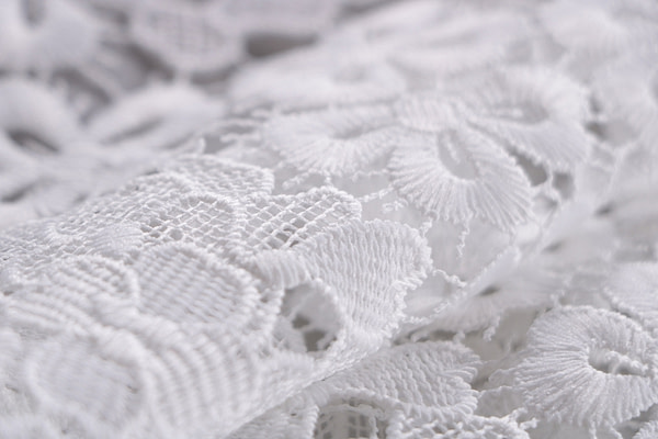 Flowers Laces-Embroidery Apparel Fabric TC001132