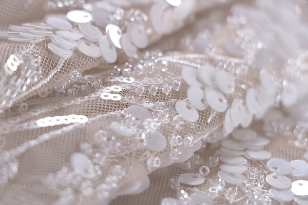 Flowers Laces-Embroidery Apparel Fabric TC001135