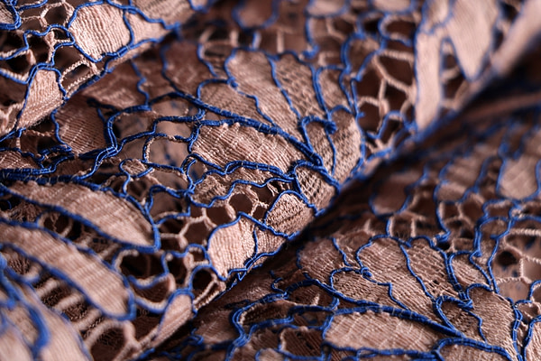 Beige Cotone, Poliestere Apparel Fabric