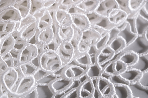 Bianco Poliestere, Viscosa Apparel Fabric