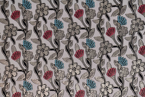 Flowers Jacquard Apparel Fabric UN001380