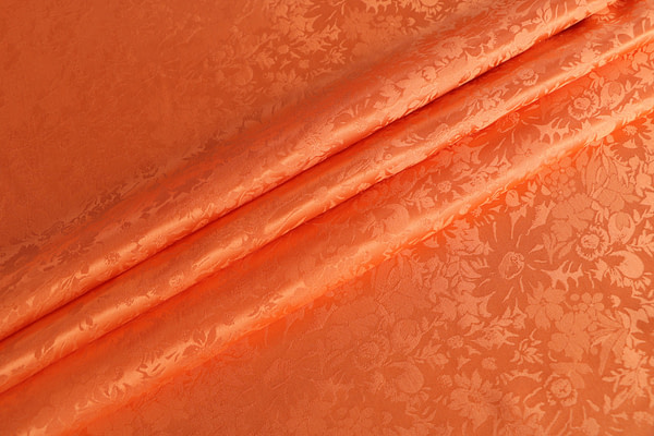 Tessuto Jacquard Fiore UN001468 per Abbigliamento