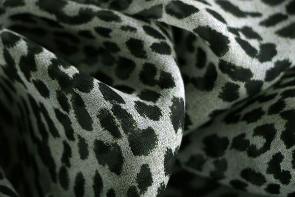 Tessuto Georgette Pelle Leopardo ST000428 per Abbigliamento