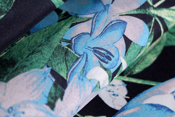 Flowers Print Apparel Fabric ST000511