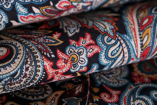 Paisley Print Apparel Fabric ST000523