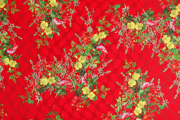 Tissu Couture Fleurs Imprimé ST000552