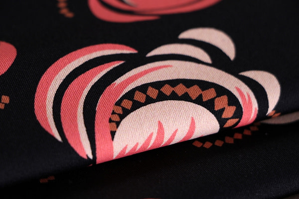 Flowers Print Apparel Fabric ST000584