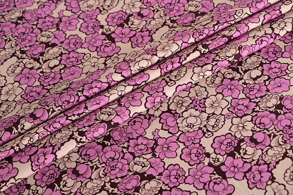 Tessuto Lycra Fiore All Over ST000589 per Abbigliamento