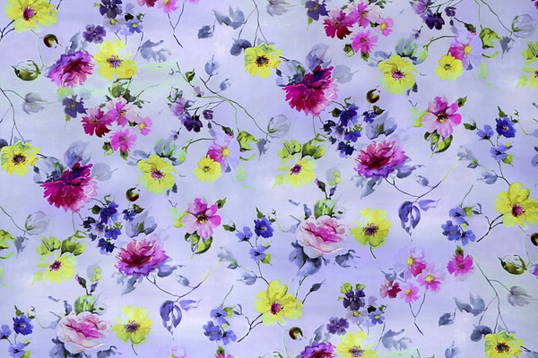 Tissu Couture Fleurs Imprimé ST000641