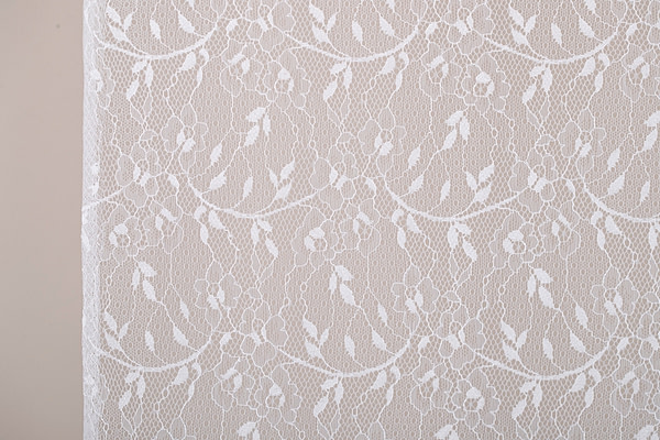 Tessuto Pizzo Chantilly Allover TC000787 per Abbigliamento