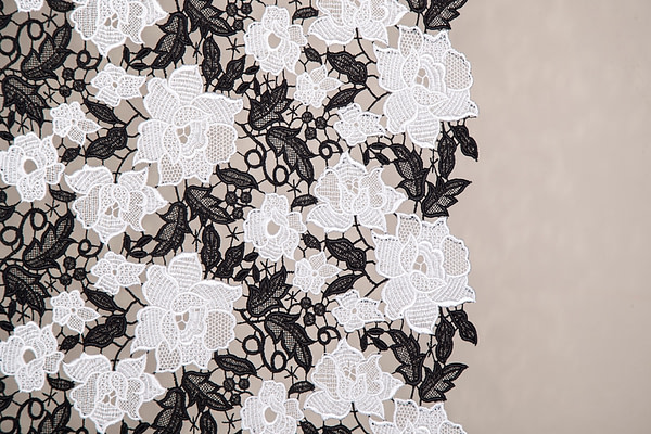 Flowers Laces-Embroidery Apparel Fabric TC000801