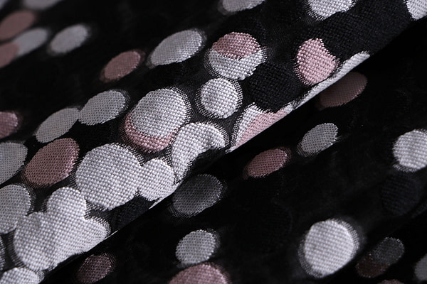 Polka dot Jacquard Apparel Fabric TC000944