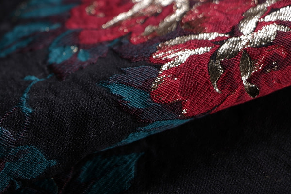 Flowers Jacquard Apparel Fabric TC000945