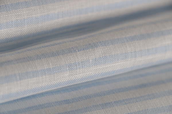 Tessuto Chambray Rigato TC000983 per Abbigliamento