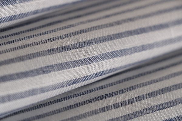 Tessuto Chambray Rigato TC000985 per Abbigliamento
