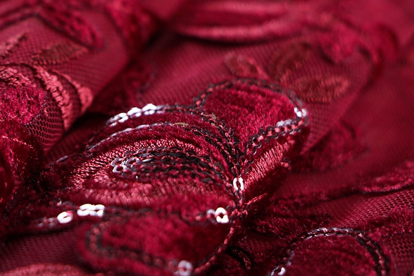 Flowers Laces-Embroidery Apparel Fabric TC001091