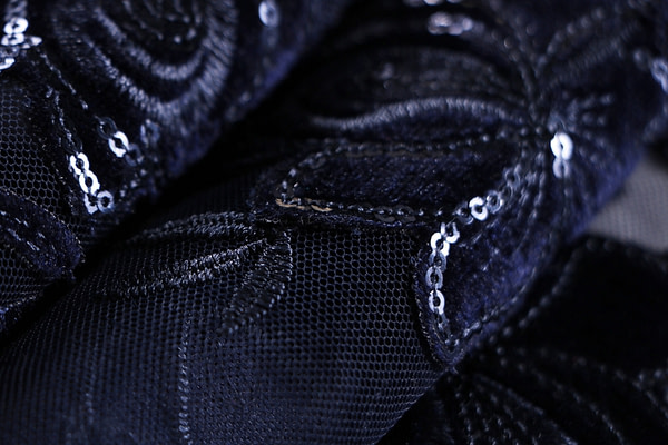 Flowers Laces-Embroidery Apparel Fabric TC001092