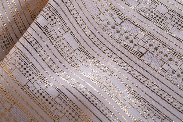 Geometric Jacquard Apparel Fabric UN001224