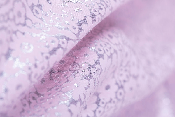 Flowers Jacquard Apparel Fabric UN001238