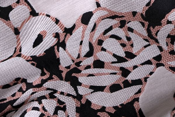 Flowers Jacquard Apparel Fabric UN001240