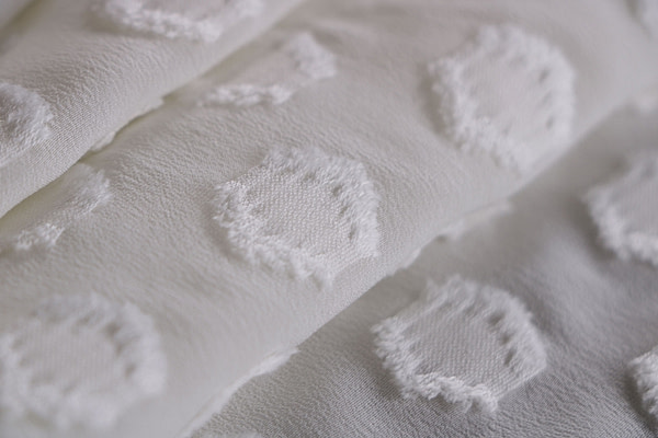 Polka dot Jacquard Apparel Fabric UN001318